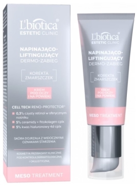 L'BIOTICA ESTETIC Napinająco liftingujący Dermo zabieg MESO krem pod oczy 15 ml