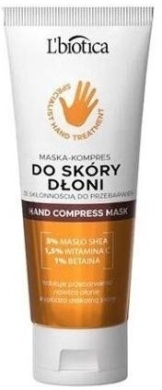 L'BIOTICA Maska - Kompres do skóry dłoni 75 ml