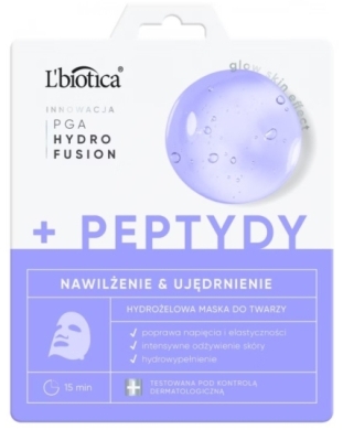 L'BIOTICA PHF + PEPTYDY Nawilżenie & Ujędrnienie Hydrożelowa Maska do twarzy 1 sztuka