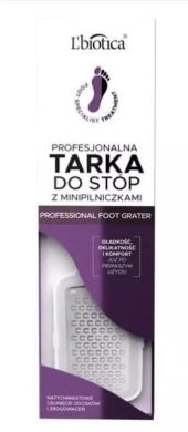 L'BIOTICA Tarka do stóp z mini pilniczkiem 1 sztuka