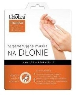 L'biotica Regenerująca Maska Na Dłonie w postaci nasącząnych rękawiczek 1 para