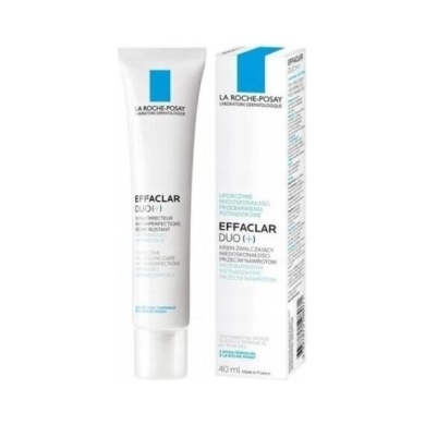 LA ROCHE-POSAY EFFACLAR DUO+ krem na przebarwienia 40 ml + EFFACLAR żel oczyszczający 50 ml