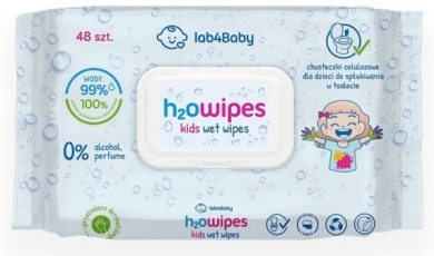LAB4BABY H2O BABY WET WIPES Chusteczki 48 sztuk