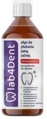 LAB4DENT Płyn do płukania jamy ustnej 500 ml