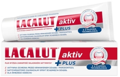 LACALUT AKTIV PLUS Pasta do zębów 75 ml