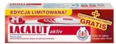 LACALUT AKTIV Pasta do zębów 75ml + szczoteczka