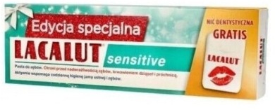 LACALUT SENSITIVE Pasta do zębów + nić dentystyczna
