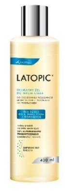 LATOPIC Delikatny Żel do mycia ciała 400ml