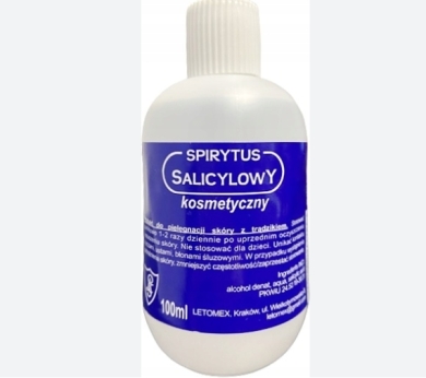 LETOMEX spirytus salicylowy kosmetyczny 100ml