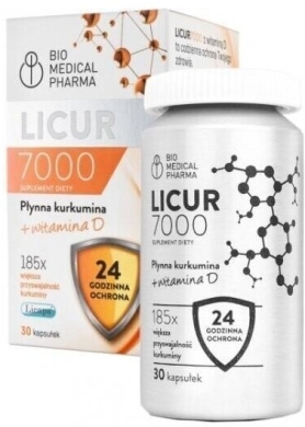 LICUR7000 + Witamina D 30 kapsułek