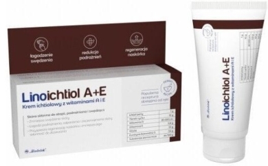 LINOICHTIOL A+E Krem ichtiolowy z witaminami 50 g