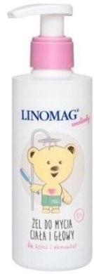 LINOMAG Żel do mycia ciała i głowy dla dzieci 200 ml