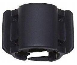 LINZI CLIP Midi Klamra Matt Black