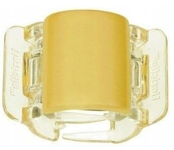 LINZI CLIP Midi Klamra matt Yellow