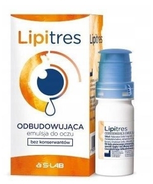 LIPITRES Odbudowująca Emulsja krople do oczu 10 ml