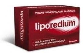 LIPOREDIUM SPALACZ TŁUSZCZU 60 tabletek