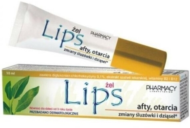 LIPS Żel na afty 10 ml