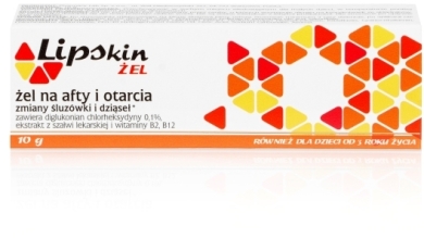 LIPSKIN Żel na afty 10 g