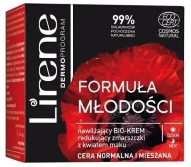 LIRENE FORMUŁA MŁODOŚCI Krem redukujący zmarszczki cera normalna na dzień i na noc 50 ml