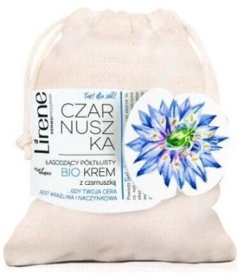 LIRENE Łagodzący półtłusty BIO-Krem z czarnuszką 50 ml