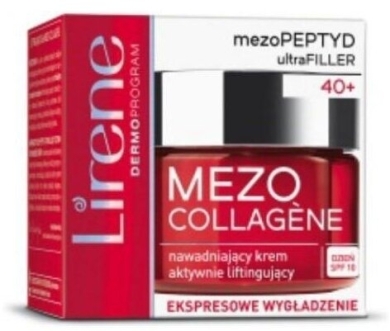 LIRENE MEZO COLLAGENE Nawadniający krem aktywnie liftingujący na dzień 40+ 50ml