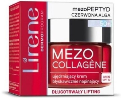 LIRENE MEZO COLLAGENE Ujędrniający Krem błyskawicznie napinający na dzień 50+ 50ml