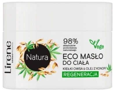 LIRENE NATURA ECO Masło do ciała Kiełki Owsa & Olej z konopii 200 ml