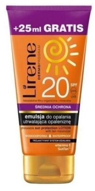 LIRENE SUN SPF20 Emulsja utrwalająca opaleniznę 150 + 25 ml