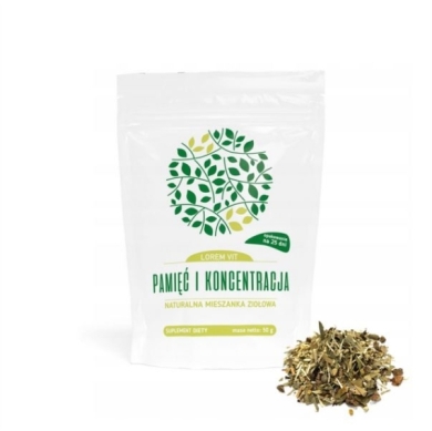 LOREM VIT Pamięć i Koncentracja susz 50 g