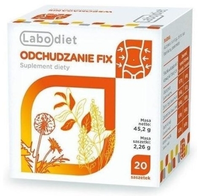 Labodiet Odchudzanie Fix zioła do zaparzania 20 saszetek