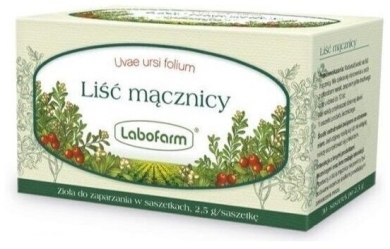 Labofarm Liść Mącznicy zioła do zaparzania 30 saszetek