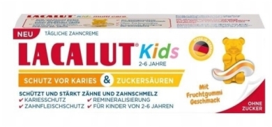 Lacalut Kids 2-6 lat pasta do zębów dla dzieci 55ml 
