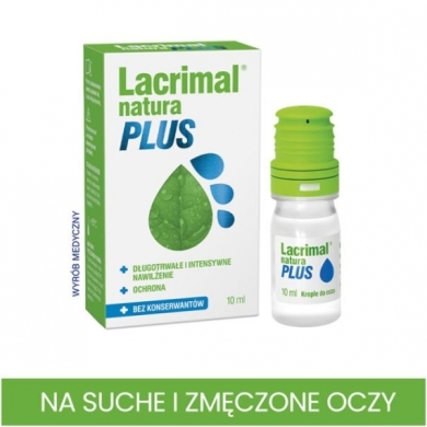 Lacrimal natura PLUS krople do oczu 10 ml 