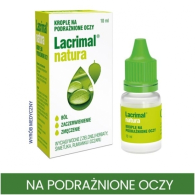 Lacrimal natura krople do oczu 10 ml