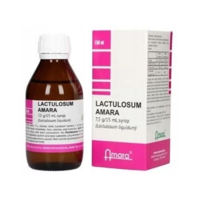 Lactulosum Amara syrop 7,5 g/15ml 200 ml (Data ważności 31.01.2024)