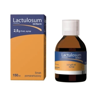 Lactulosum Orifarm syrop 2,5 g/5ml 150 ml
