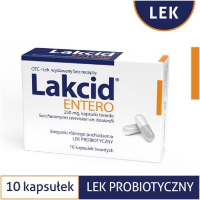 Lakcid ENTERO 10 kapsułek