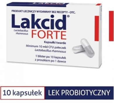 Lakcid Forte 10 kapsułek