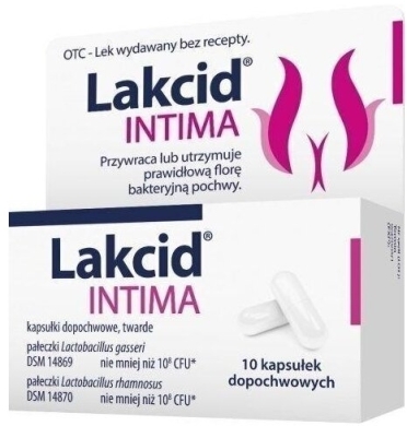 Lakcid Intima 10 kapsułek