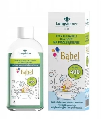 Langsteiner Bąbel - płyn do kąpieli na przeziębienie dla dzieci 400 ml