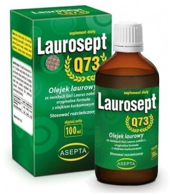 Laurosept Q73 olejek z liści laurowych i kurkumy 100 ml