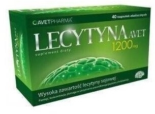 Lecytyna 1200 mg AVET kaps. 40 kaps.