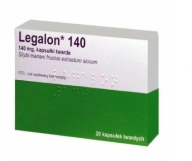 Legalon 140 mg 20 kapsułek