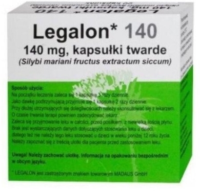 Legalon 140mg x 20 kapsułek