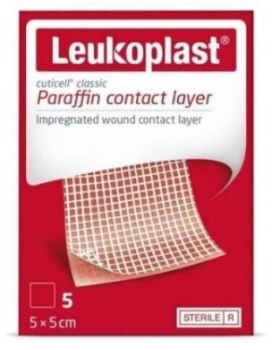 Leukoplast Cuticell Paraffin Plaster 5 x 5 cm 5szt.
