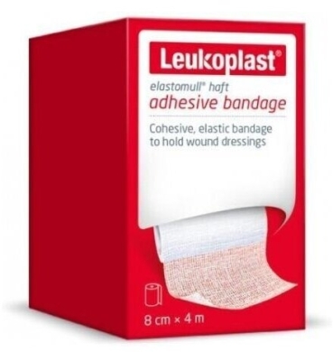 Leukoplast Elsatomul Haft Bandaż Samoprzylepny 8 cm x 4 m 1 szt.