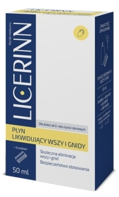 Licerinn Płyn likwidujący wszy i gnidy 50 ml