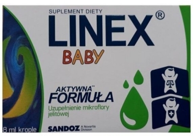 Linex Baby krople 8 ml