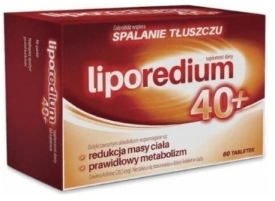 Liporedium 40+ 60 tabletek