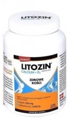 Litozin Calcium + D3 120 tabletek